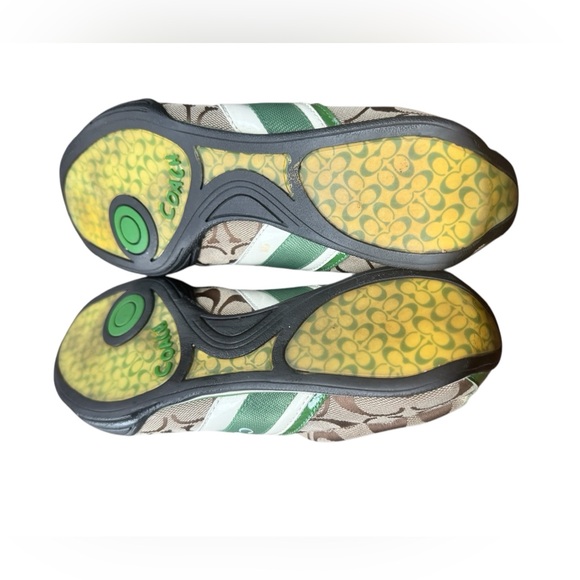 Coach Brown and Green Sneakers - Picture 10 of 10